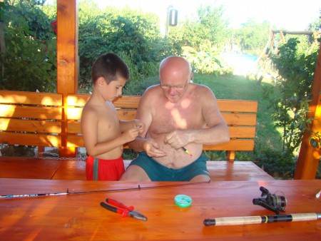 Horgászbot szerelés